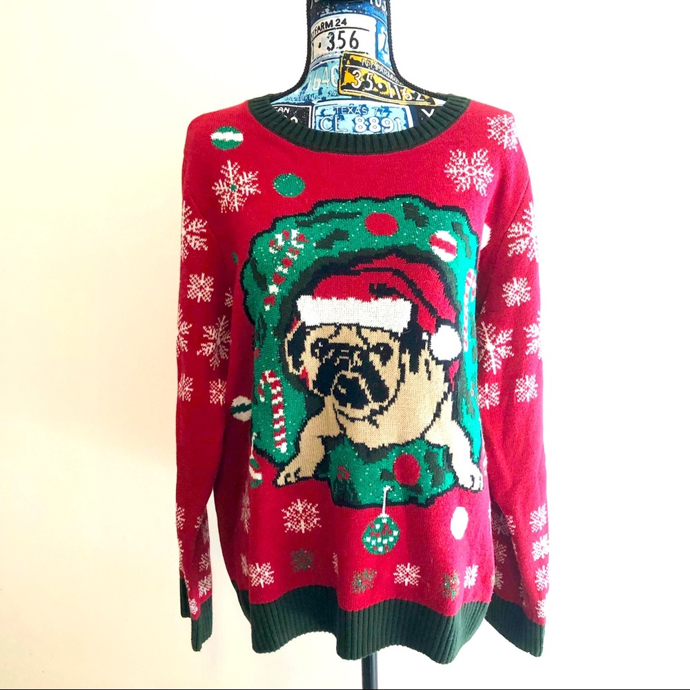 Ugly Christmas Sweater brand Pug Christmas